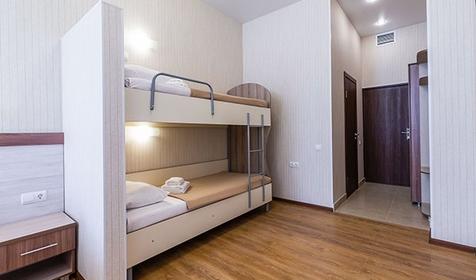 Четырехместный стандарт стандарт. Пансионат Аквамарин, Сочи, Хоста