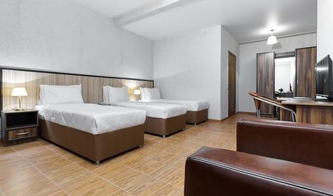 Трехместный эконом. Отель Романовский, Сочи, Красная Поляна