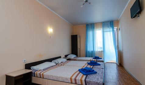 Трехместный однокомнатный. Частное домовладение На Зеленой 28, Темрюкский район, Голубицкая