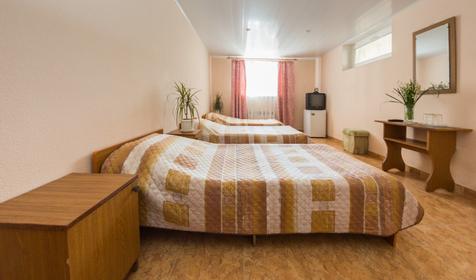 Четырехместный номер с удобствами, с вентилятором