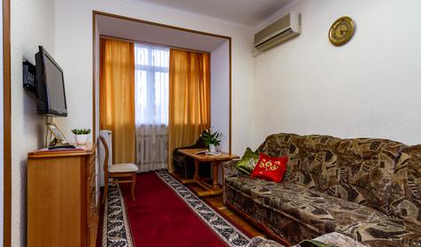 Семейный двухкомнатный двухместный, пансионат Высокий берег, Анапа