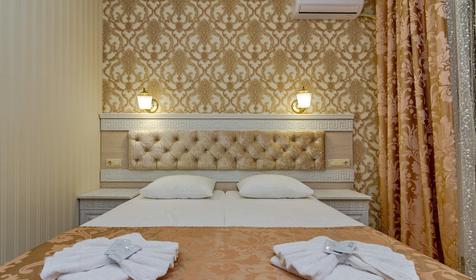 Стандарт двухместный, вид на двор. Отель Золотые пески, Анапа, п. Витязево