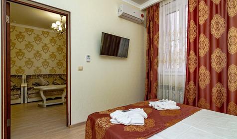 Евро Люкс с видом на двор. Отель Золотые пески, Анапа, п. Витязево