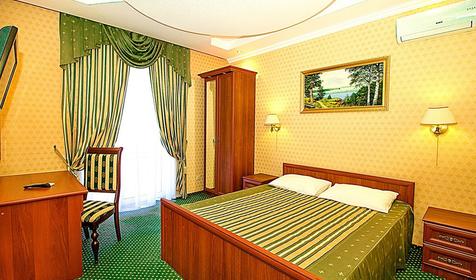 Двухкомнатный трехместный номер. Отель Ателика Гранд Меридиан, г. Анапа, п. Витязево