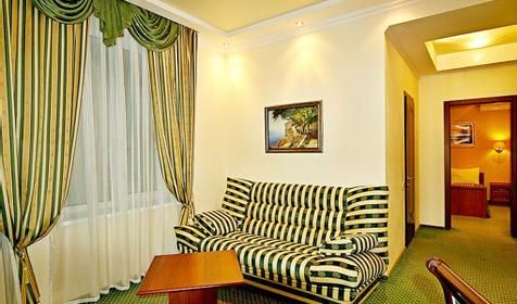 Двухкомнатный трехместный номер. Отель Ателика Гранд Меридиан, г. Анапа, п. Витязево