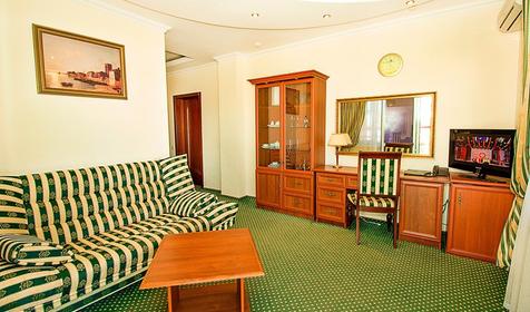 Трехместный двухкомнатный, корпус 2. Отель Ателика Гранд Меридиан, г. Анапа, п. Витязево