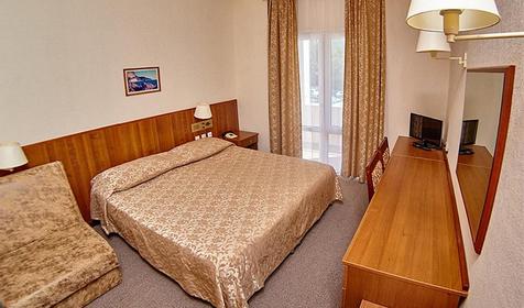 Стандарт одноместный 1 категории с балконом. Санаторий Берая Русь, Туапсинский р-он, п. Майский