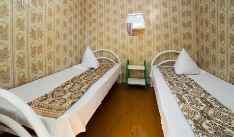 Двухместный без удобств. База отдыха Белый лебедь. Анапа