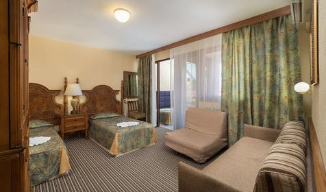  3-местный с балконом. Пансионат Шексна, Сочи, Вардане