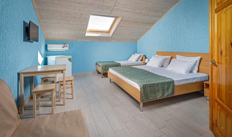 Комфорт четырехместный (мансарда)