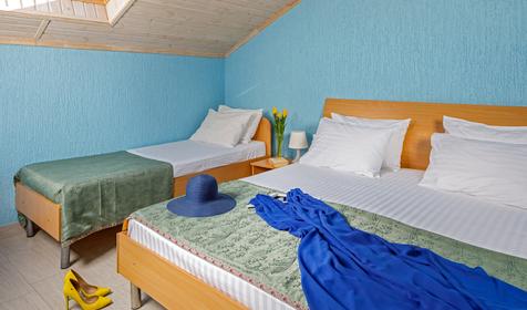 Комфорт четырехместный (мансарда)