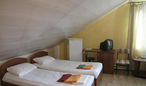 Стандартный мансардный номер. Пансионат Солнышко, Сочи, Адлер