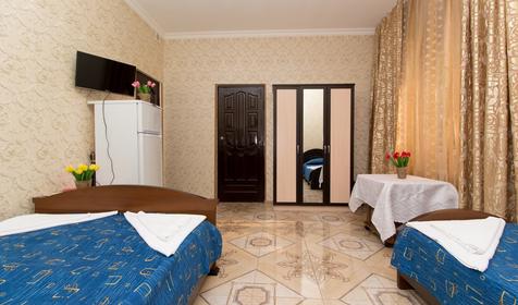 Стандарт шестиместный двухкомнатный. Отель Идиллия. Сочи, Адлер