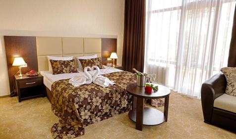 Студия двухместная (вид на горы) без балкона. Отель Калифорния, Геленджик