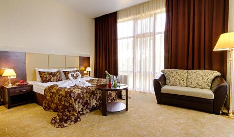 Студия двухместная (вид на горы) без балкона. Отель Калифорния, Геленджик