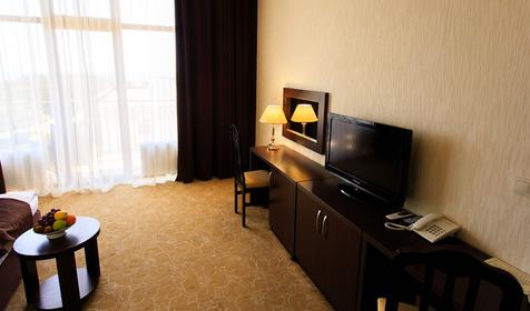 Стандарт двухместный (вид на море) с балконом. Отель Калифорния, Геленджик