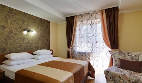 Стандарт двухместный, вид на парк. Отель Мишель, Анапа