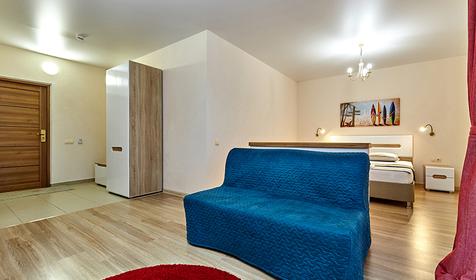 Стандарт-студия улучшенный техместный. Отель Золотой фазан, Темрюк, Кучугуры