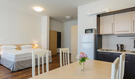 Студия двухместный с кухней, отель "Имеретинский - Морской Квартал", Сочи, Адлер