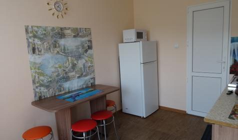 Двухкомнатный номер с кухней и стиральной машиной на 5 мест