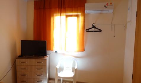 Двухкомнатный номер с кухней и стиральной машиной на 5 мест