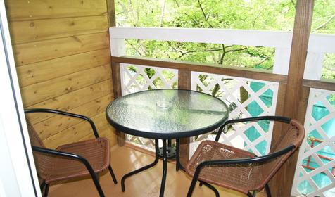 Двухместный номер в деревянном корпусе