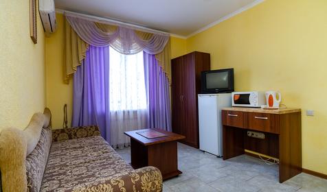 Трех-четырехместный евростандарт. Гостевой дом Аквамарин, г. Геленджик