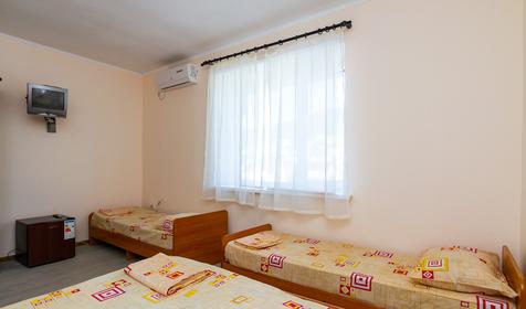 Четырехместный стандарт эконом. Гостевой дом Солнечный берег, Анапа, Сукко