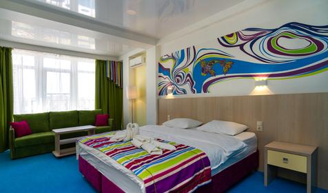 Четырехместный без балкона. Гостевой дом Позитив, Анапа, Витязево