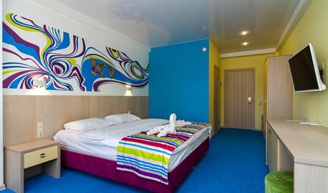 Четырехместный без балкона. Гостевой дом Позитив, Анапа, Витязево