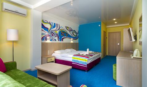 Четырехместный без балкона. Гостевой дом Позитив, Анапа, Витязево