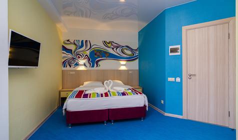 Четырехместный с балконом. Гостевой дом Позитив, Анапа, Витязево