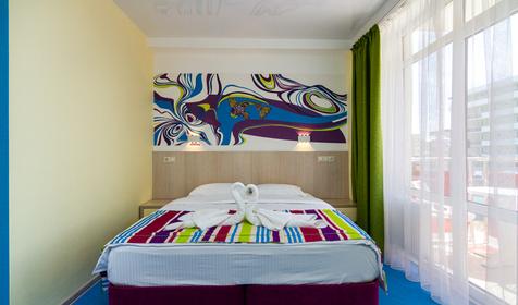 Четырехместный с двумя балконами. Гостевой дом Позитив, Анапа, Витязево