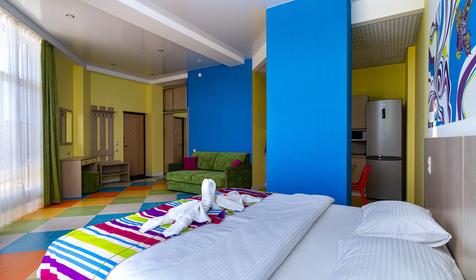 Студия с кухней. Гостевой дом Позитив, Анапа, Витязево