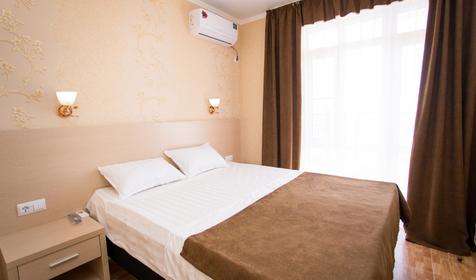 Четырехместный семейный с балконом и видом на море