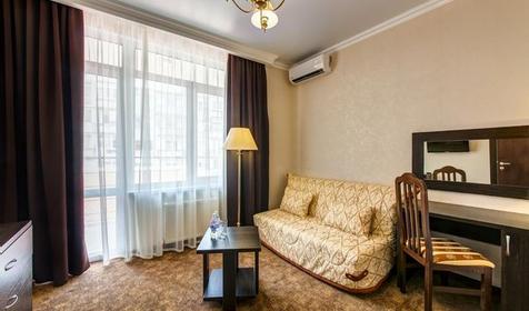 Люкс двухместный двухкомнатный с балконом. Отель Oscar (Оскар). Геленджик