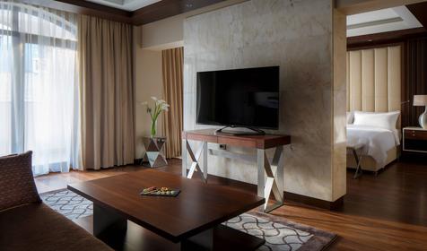 Президентский люкс. Отель Сочи Марриотт Красная Поляна, Сочи, п. Эсто-Садок