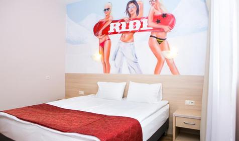 Полулюкс. Отель BoogelWoogel Bar&Hotel, Сочи, Адлерский район, Эcто-Садок