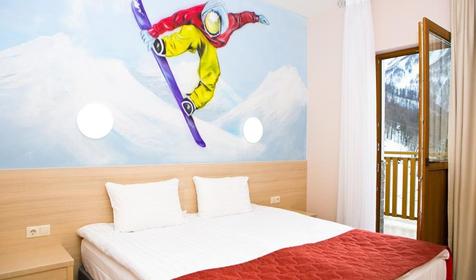 Полулюкс. Отель BoogelWoogel Bar&Hotel, Сочи, Адлерский район, Эcто-Садок