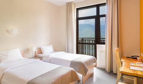  Стандарт с балконом. Отель Riders Lodge Адлерский район, Сочи, поселок Красная Поляна