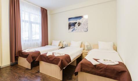 Стандарт трехместный. Отель Роза Ски Инн