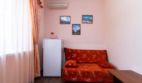 Двухкомнатный трехместный с балконом. Гостиница Элита, Туапсинский район, п. Новомихайловский