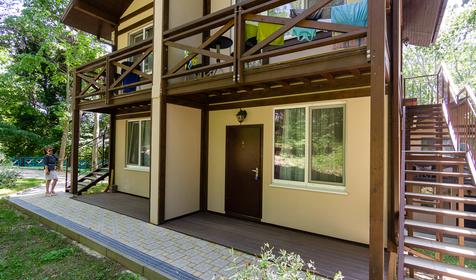 Двухместный стандарт ПК, коттедж Морской. Оздоровительный комплекс Чайка, Туапсинский район, п. Лермонтово