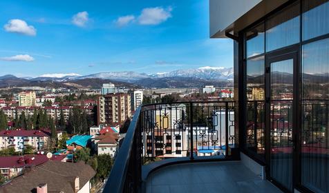 Двухместные двухкомнатные апартаменты. Апарт-отель Атлант-Сити, Сочи, Адлер