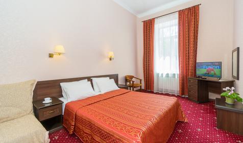 Двухкомнатный Люкс без балкона. Пансионат Застава. Анапа