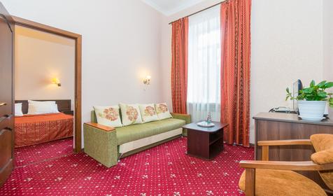 Двухкомнатный Люкс без балкона. Пансионат Застава. Анапа