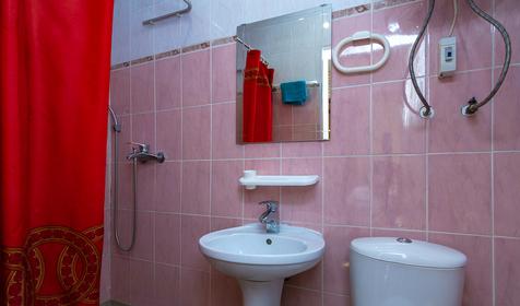 Трехместный отдельный домик с собственной кухней. Гостевой дом Альпийская горка. Небуг