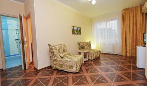 Улучшенный 3-местный 2-комнатный цокольный этаж. Гостевой дом Касабланка, Геленджик