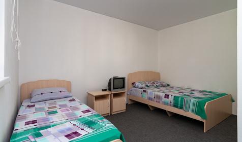 Трехместный с кондиционером. Гостевой дом На Береговой 18. Геленджик, Архипо-Осиповка