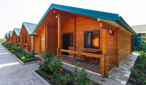 Двух-, трех-, четырехместные VIP домики. База отдыха Русалочка, г. Анапа, ст. Благовещенская